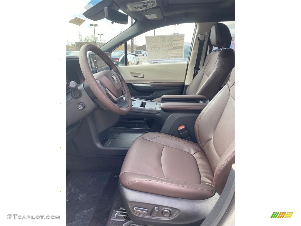 2021 Toyota Sienna Platinum AWD Hybrid Front Seat Photo #141567140