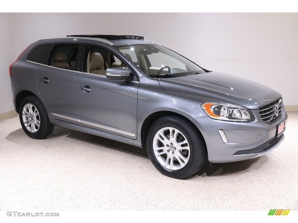 2016 XC60 T5 AWD - Osmium Grey Metallic / Beige photo #1