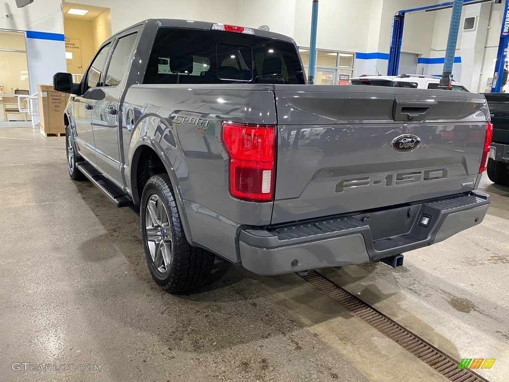 2020 F150 Lariat SuperCrew 4x4 - Lead Foot / Black photo #4