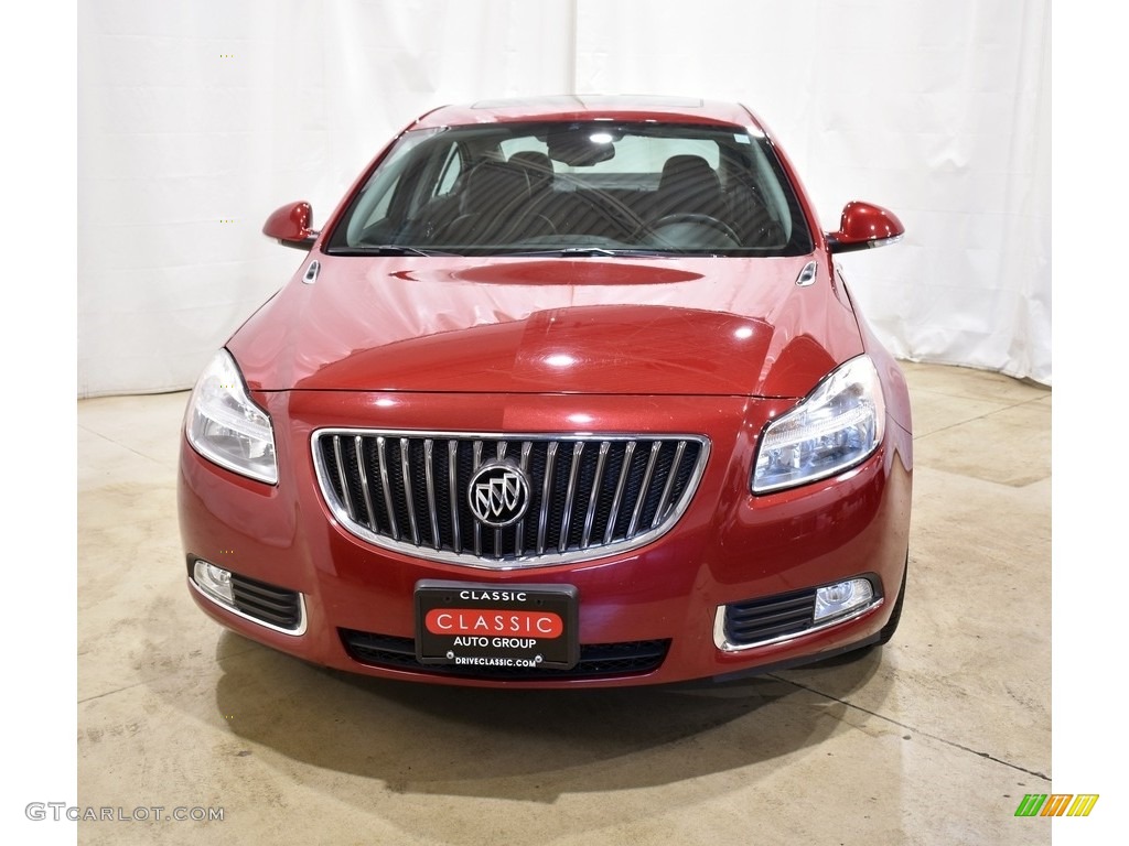 2013 Regal Turbo - Crystal Red Tintcoat / Ebony photo #4