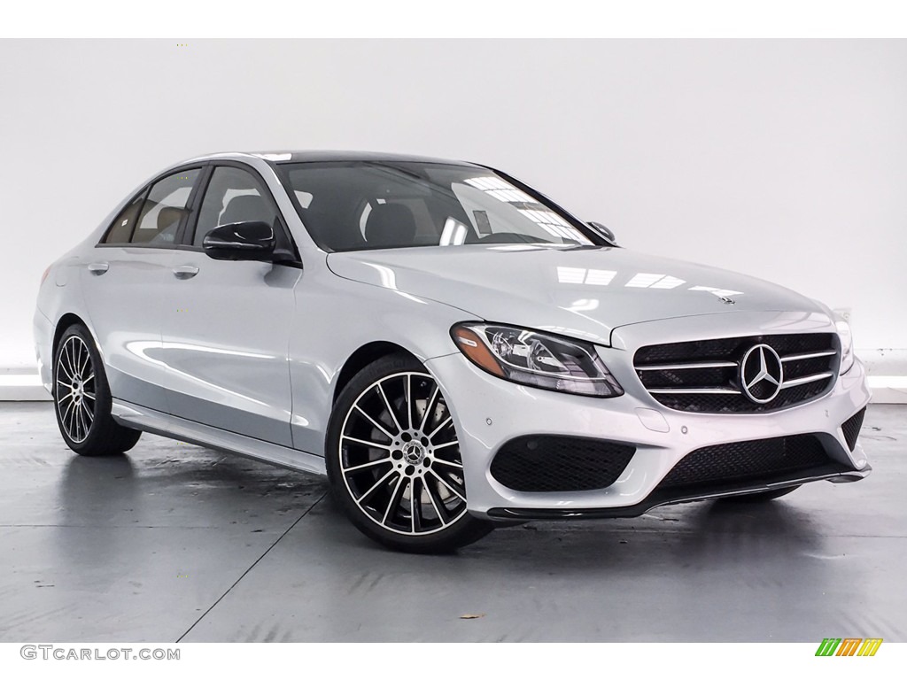 Iridium Silver Metallic 2018 Mercedes-Benz C 300 Sedan Exterior Photo #141571595