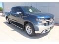 2019 Northsky Blue Metallic Chevrolet Silverado 1500 LTZ Crew Cab 4WD  photo #2