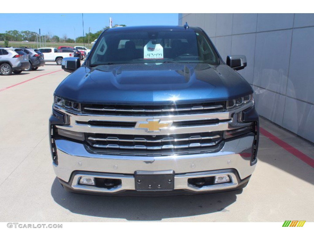 2019 Silverado 1500 LTZ Crew Cab 4WD - Northsky Blue Metallic / Jet Black photo #3