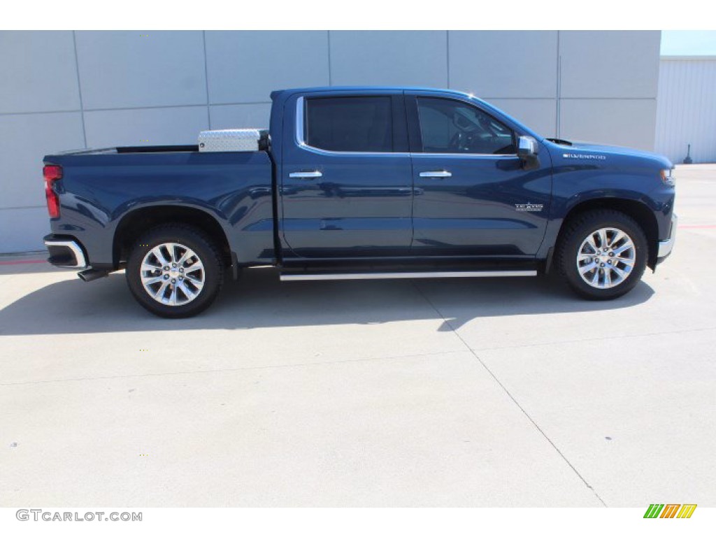 2019 Silverado 1500 LTZ Crew Cab 4WD - Northsky Blue Metallic / Jet Black photo #9