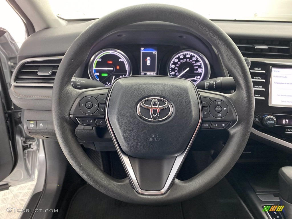 2019 Camry Hybrid LE - Celestial Silver Metallic / Black photo #18