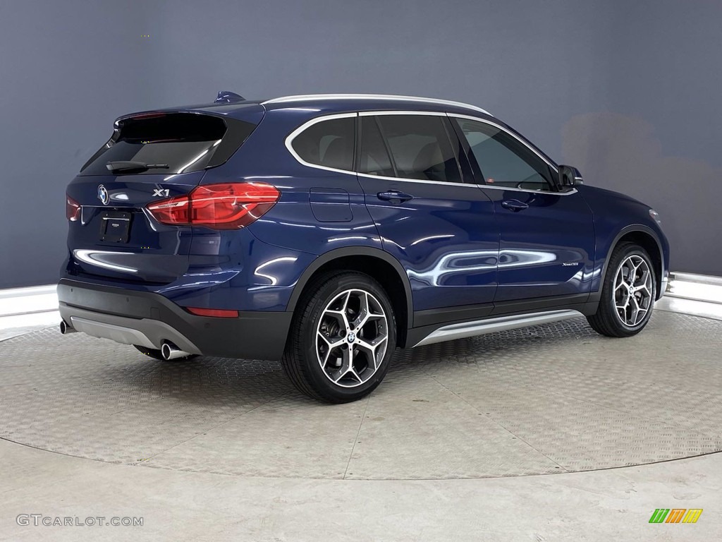 2018 X1 xDrive28i - Mediterranean Blue Metallic / Canberra Beige photo #5