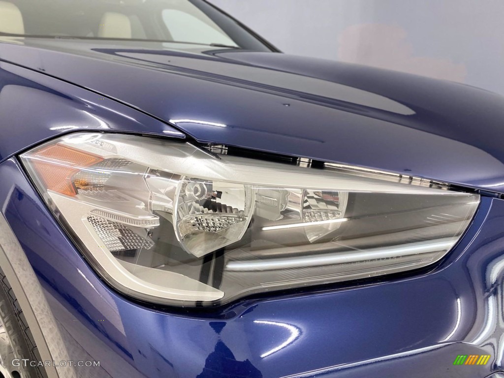 2018 X1 xDrive28i - Mediterranean Blue Metallic / Canberra Beige photo #7