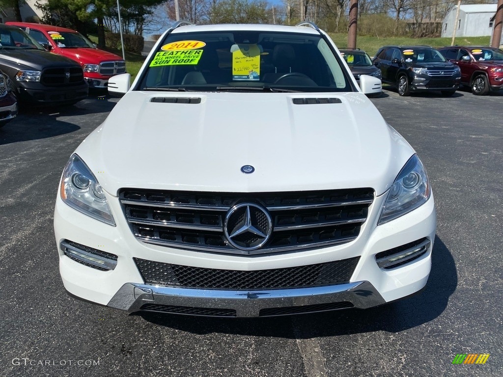 2014 ML 350 4Matic - Polar White / Black photo #3