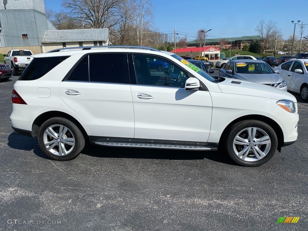 2014 ML 350 4Matic - Polar White / Black photo #5