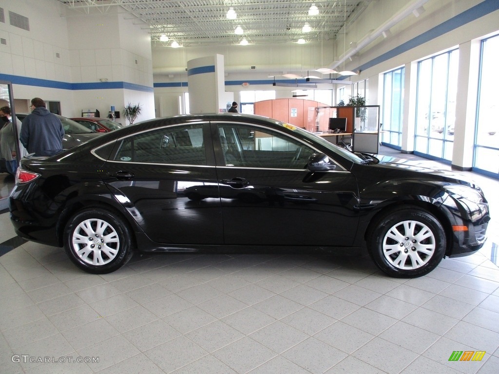 2013 MAZDA6 i Sport Sedan - Ebony Black / Black photo #4