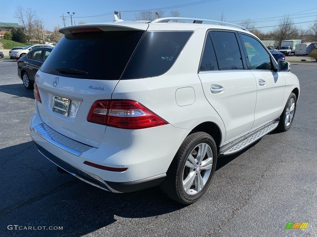 2014 ML 350 4Matic - Polar White / Black photo #6