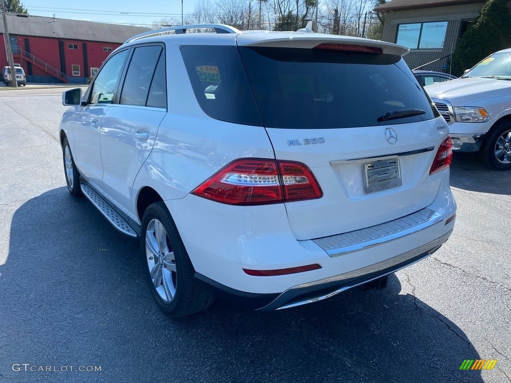 2014 ML 350 4Matic - Polar White / Black photo #8