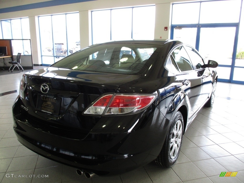 2013 MAZDA6 i Sport Sedan - Ebony Black / Black photo #7