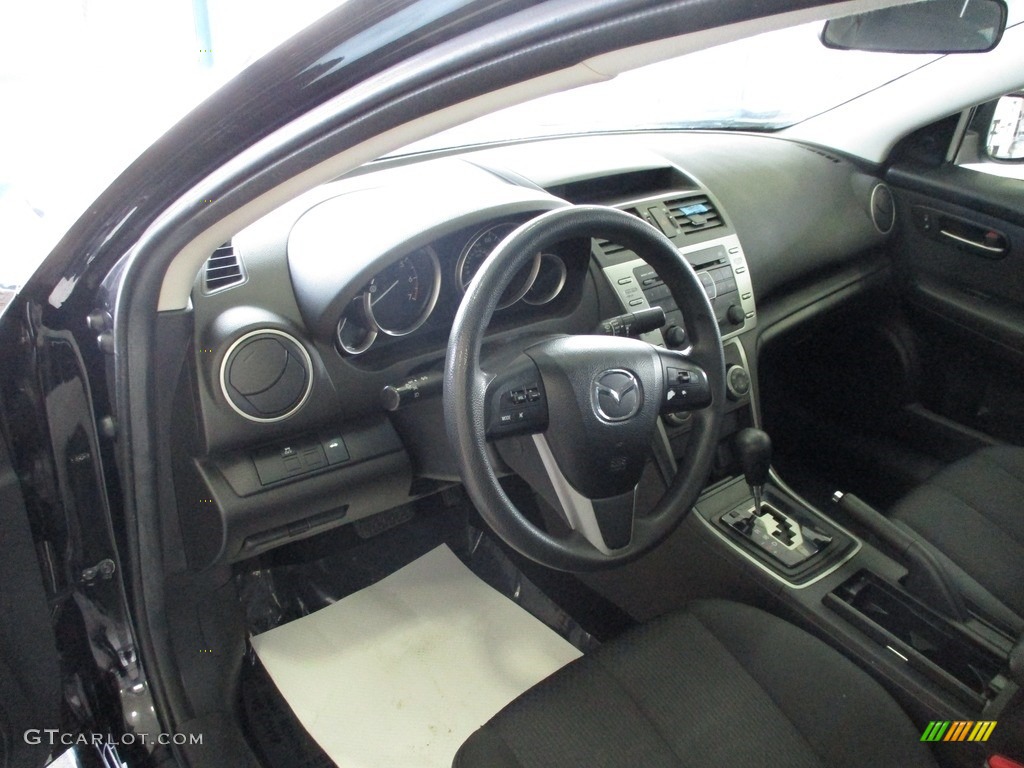 2013 MAZDA6 i Sport Sedan - Ebony Black / Black photo #25