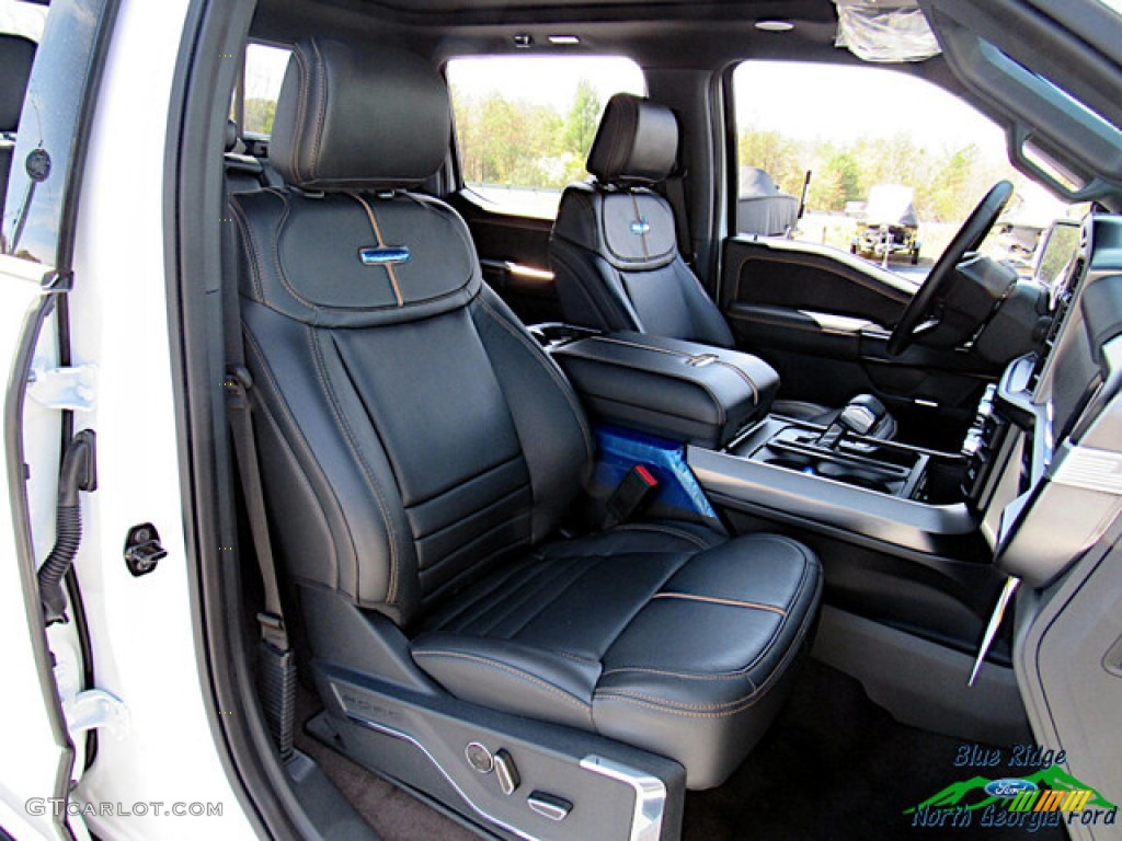 2021 F150 Platinum SuperCrew 4x4 - Star White / Black photo #12