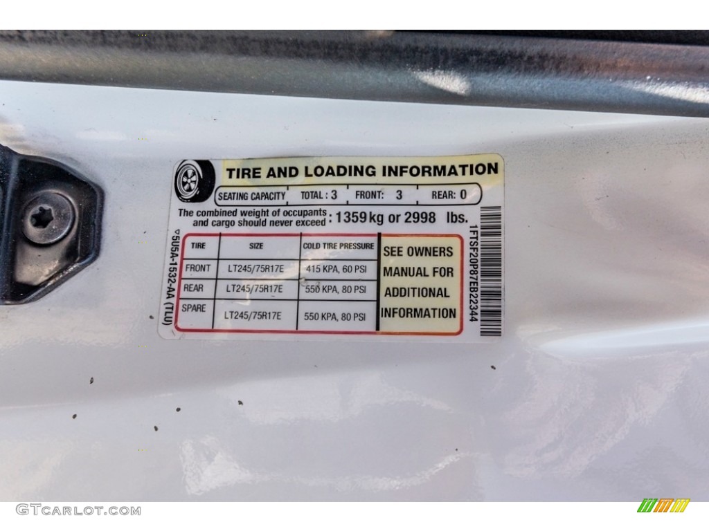 2007 F250 Super Duty XL Regular Cab - Oxford White Clearcoat / Medium Flint photo #39