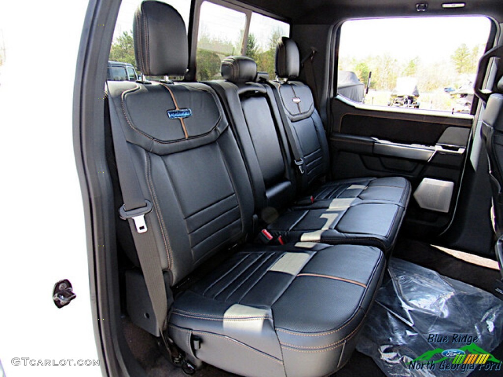 2021 F150 Platinum SuperCrew 4x4 - Star White / Black photo #13