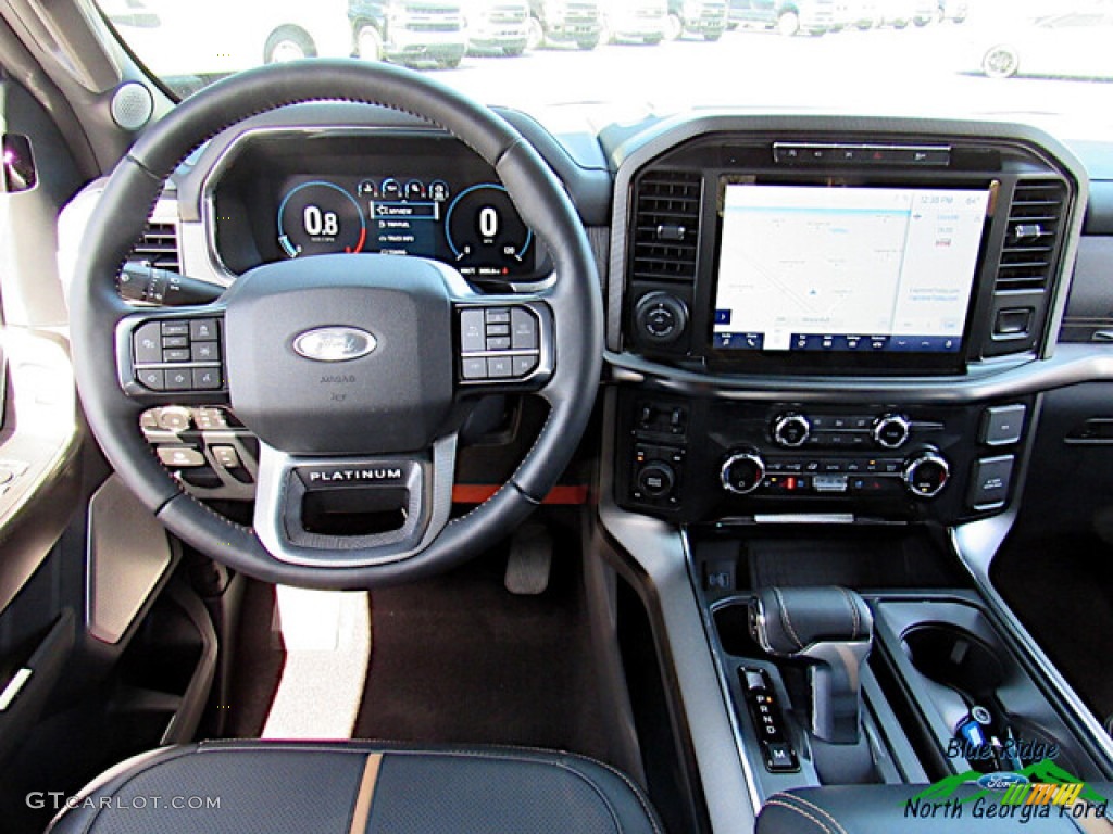 2021 F150 Platinum SuperCrew 4x4 - Star White / Black photo #15