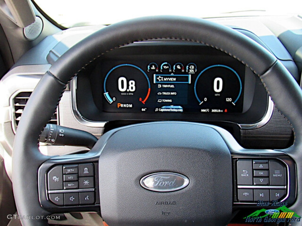 2021 F150 Platinum SuperCrew 4x4 - Star White / Black photo #17