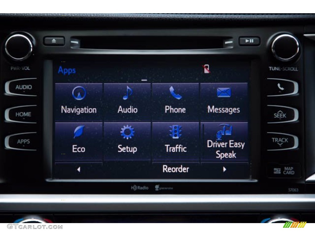 2015 Highlander XLE - Nautical Blue Metallic / Ash photo #25