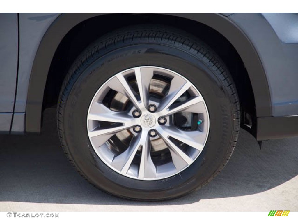 2015 Highlander XLE - Nautical Blue Metallic / Ash photo #36
