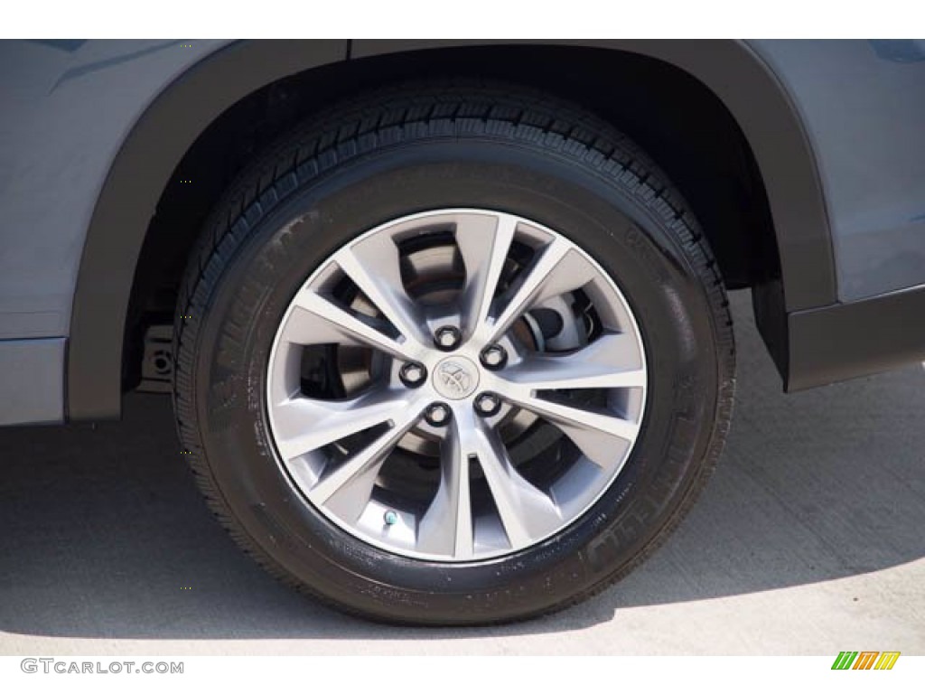 2015 Highlander XLE - Nautical Blue Metallic / Ash photo #37