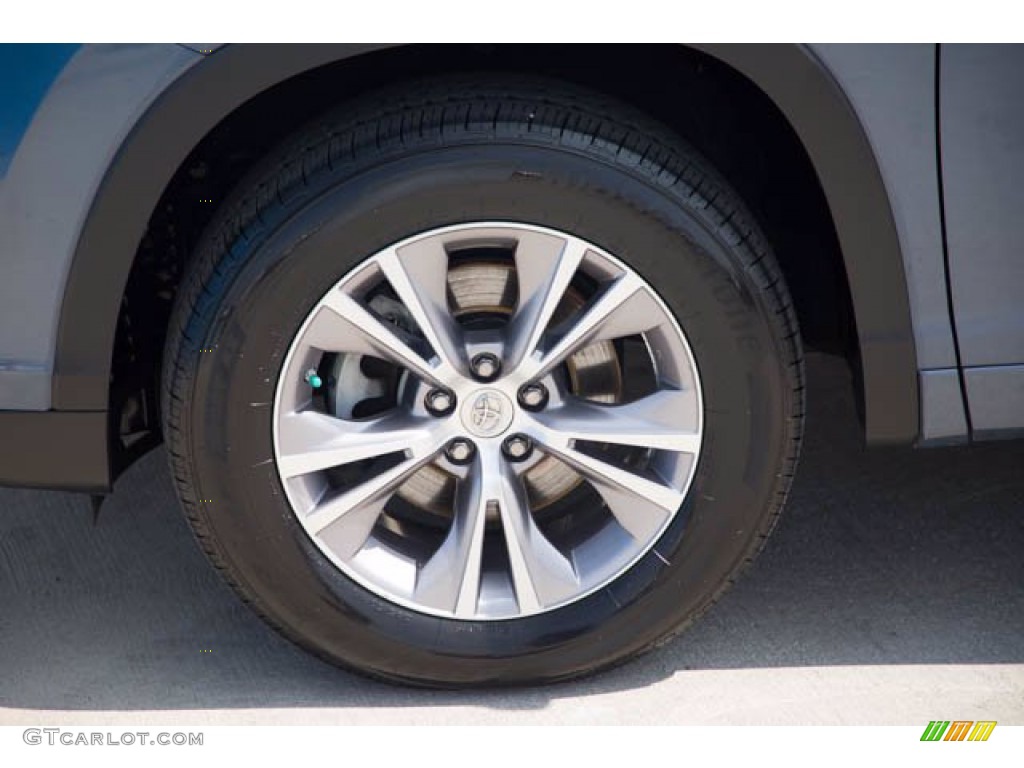 2015 Highlander XLE - Nautical Blue Metallic / Ash photo #38