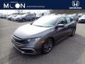 Modern Steel Metallic 2021 Honda Civic EX Sedan