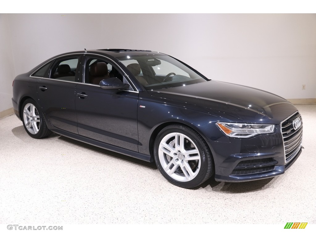 Moonlight Blue Metallic 2017 Audi A6 2.0 TFSI Premium quattro Exterior Photo #141578325