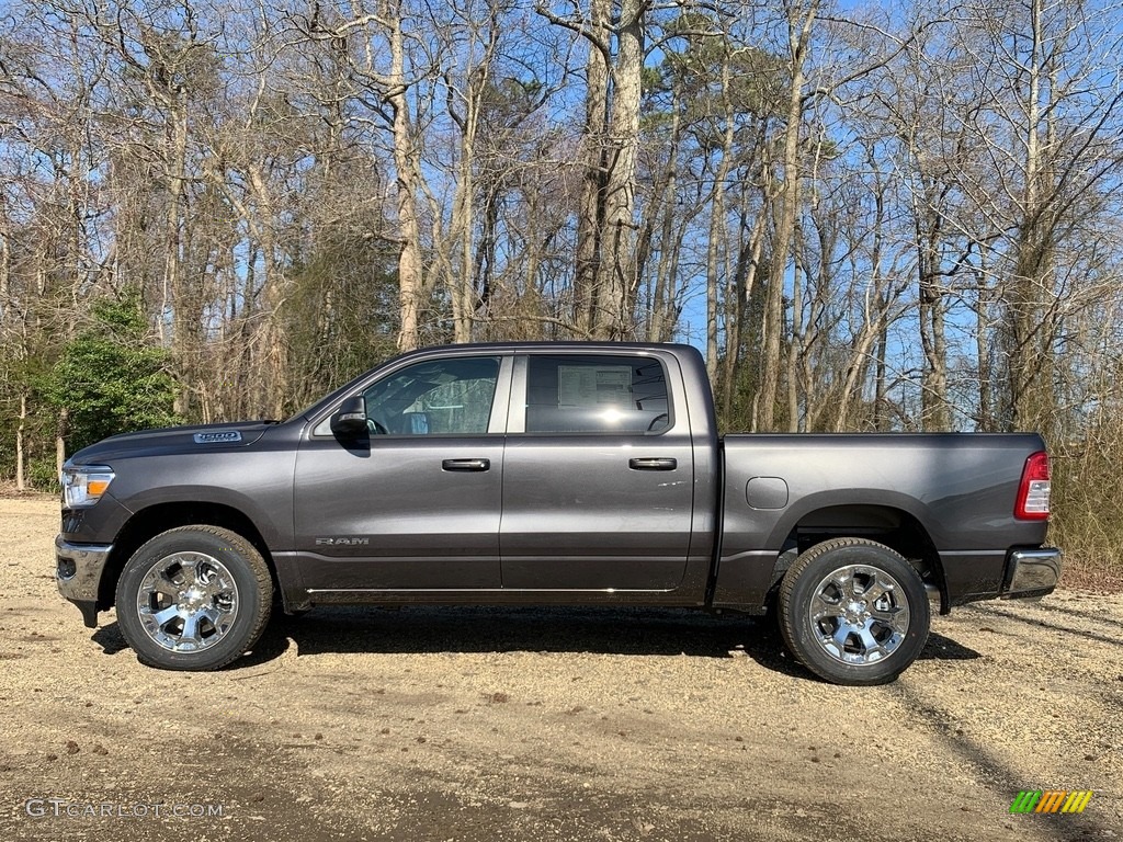 Granite Crystal Metallic 2021 Ram 1500 Big Horn Crew Cab 4x4 Exterior Photo #141578379