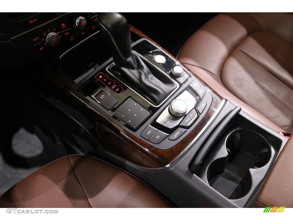 2017 A6 2.0 TFSI Premium quattro - Moonlight Blue Metallic / Nougat Brown photo #17