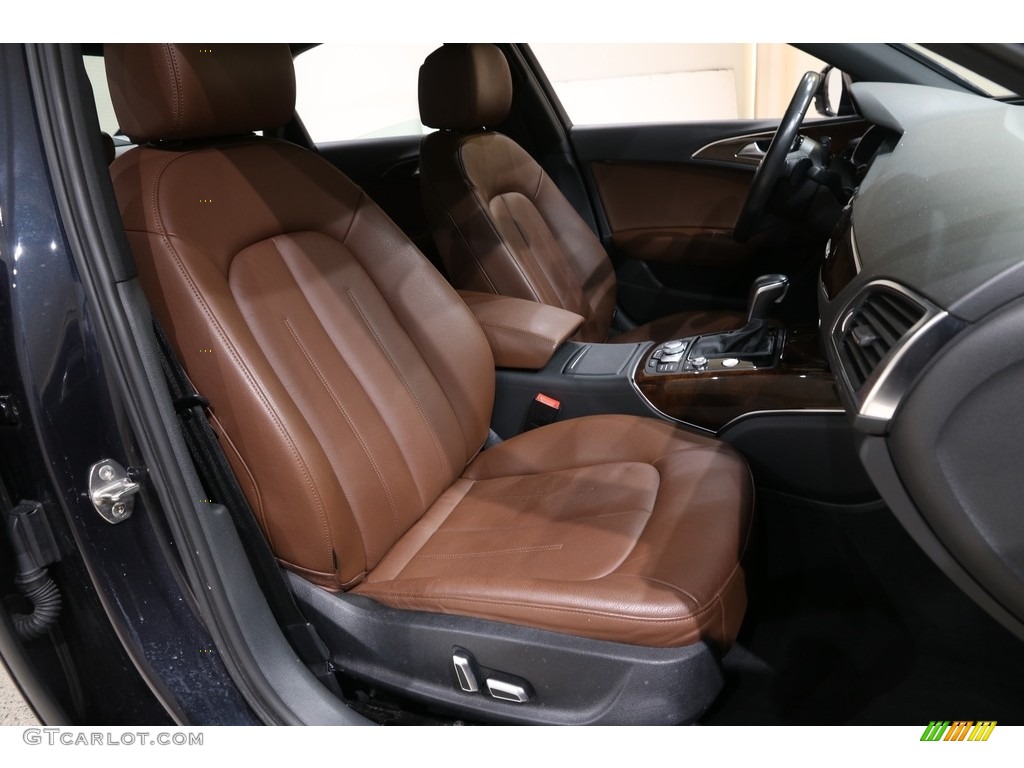 Nougat Brown Interior 2017 Audi A6 2.0 TFSI Premium quattro Photo #141578683
