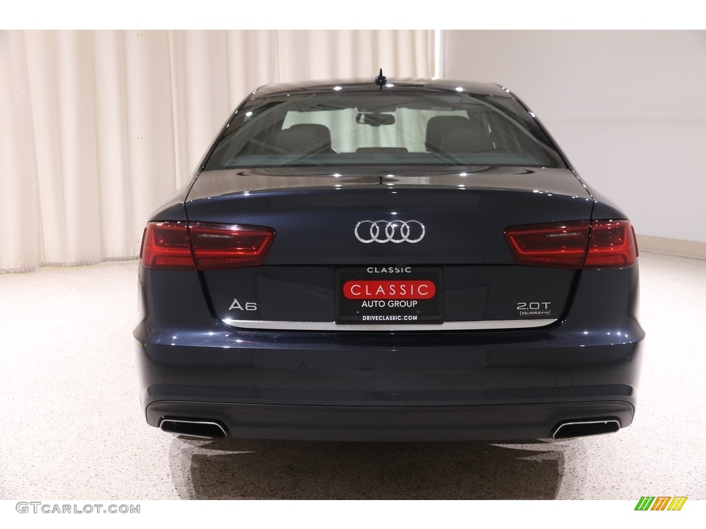 2017 A6 2.0 TFSI Premium quattro - Moonlight Blue Metallic / Nougat Brown photo #21