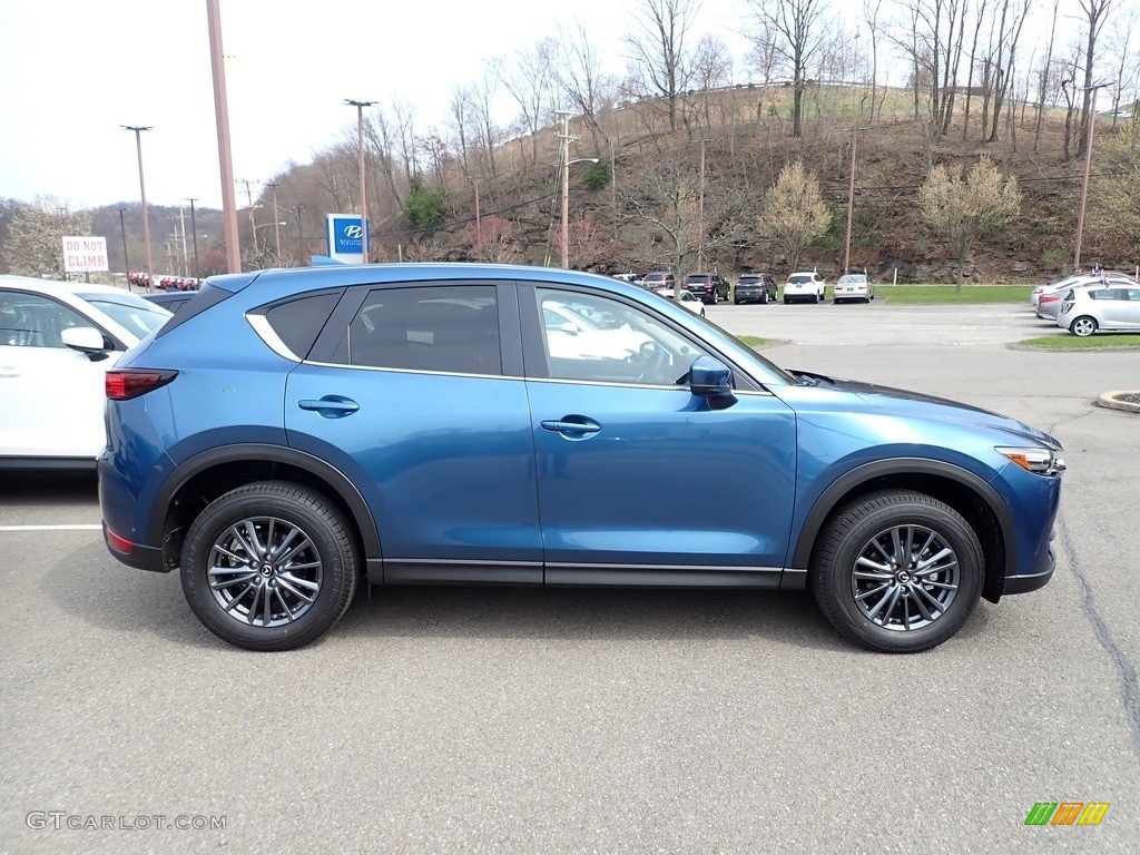 Eternal Blue Mica 2021 Mazda CX-5 Touring AWD Exterior Photo #141579048