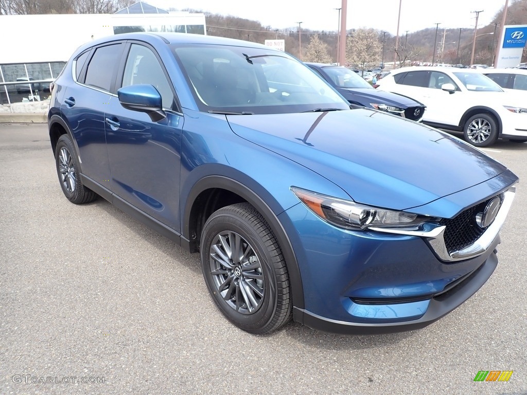 Eternal Blue Mica 2021 Mazda CX-5 Touring AWD Exterior Photo #141579099