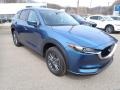 2021 Eternal Blue Mica Mazda CX-5 Touring AWD  photo #3