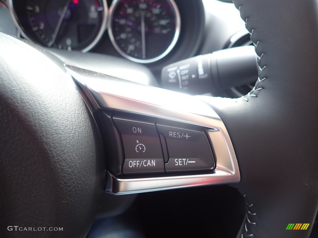2021 Mazda MX-5 Miata RF Club Black Steering Wheel Photo #141579765