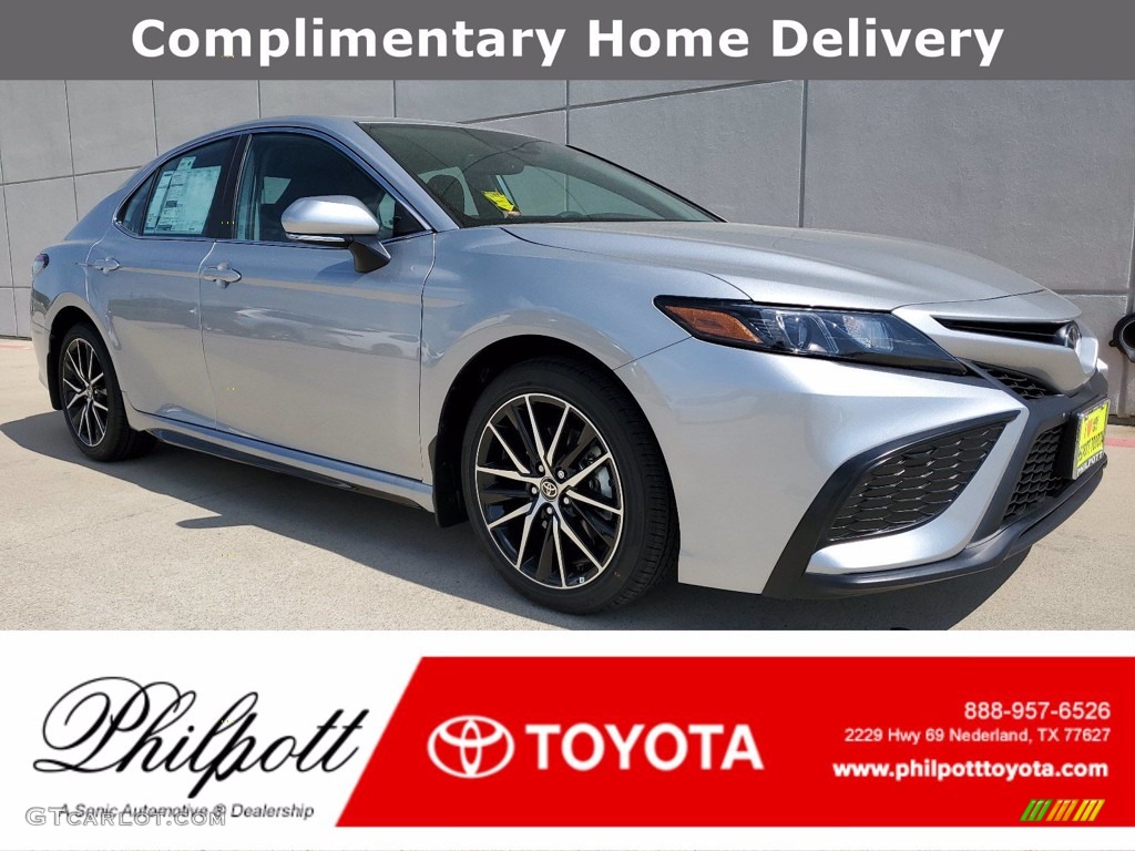 2021 Celestial Silver Metallic Toyota Camry SE 141577844 Photo 24