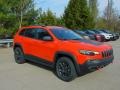 Spitfire Orange 2021 Jeep Cherokee Traihawk 4x4