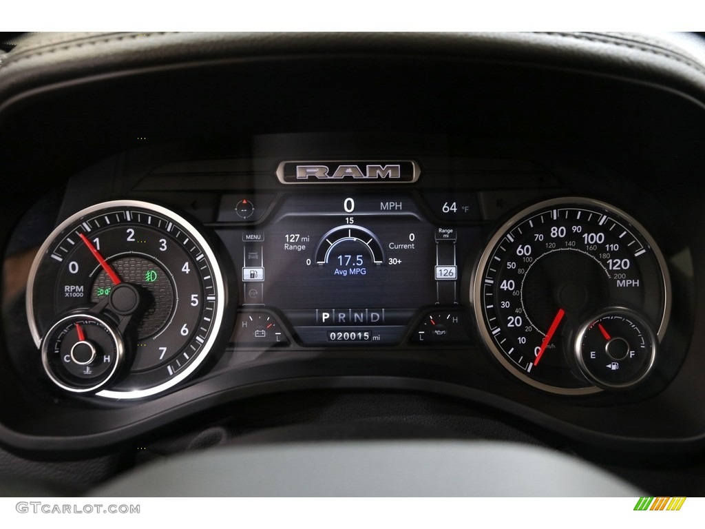2019 Ram 1500 Laramie Crew Cab 4x4 Gauges Photo #141580222