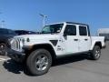 2021 Bright White Jeep Gladiator Sport 4x4  photo #1