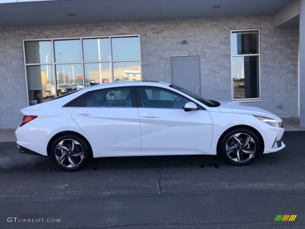 2021 Elantra SEL - Ceramic White / Black photo #2