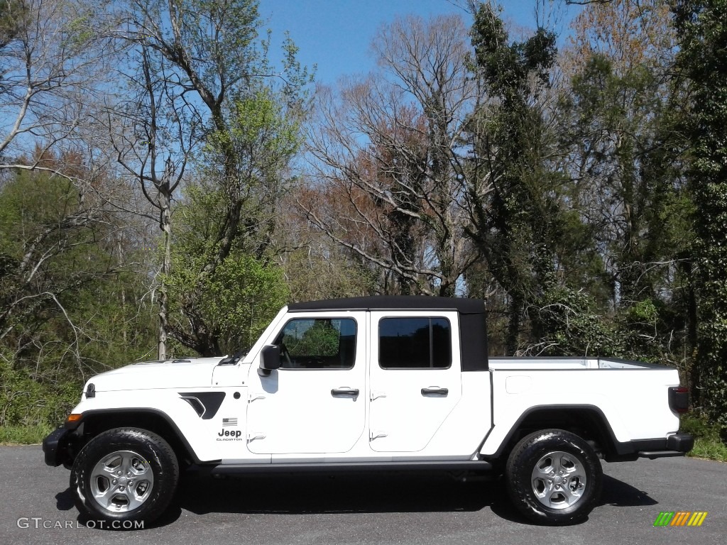 2021 Gladiator Freedom Edition 4x4 - Bright White / Black photo #1