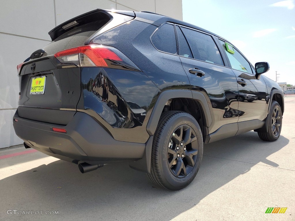 2021 RAV4 LE - Midnight Black Metallic / Black photo #3