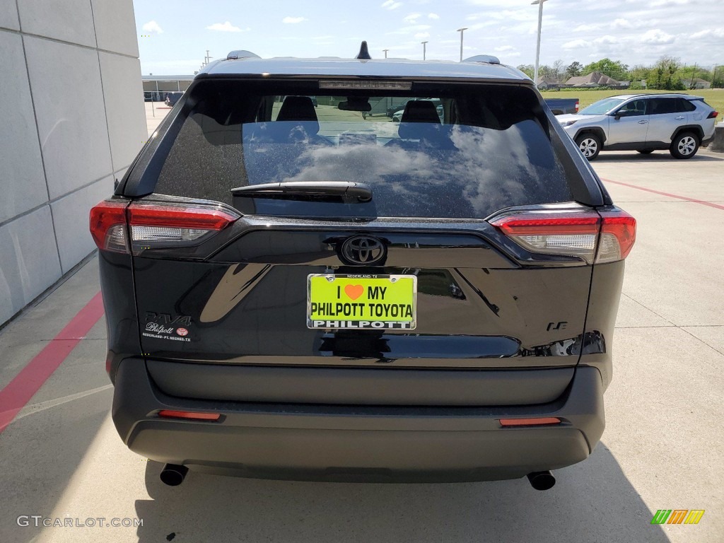 2021 RAV4 LE - Midnight Black Metallic / Black photo #8