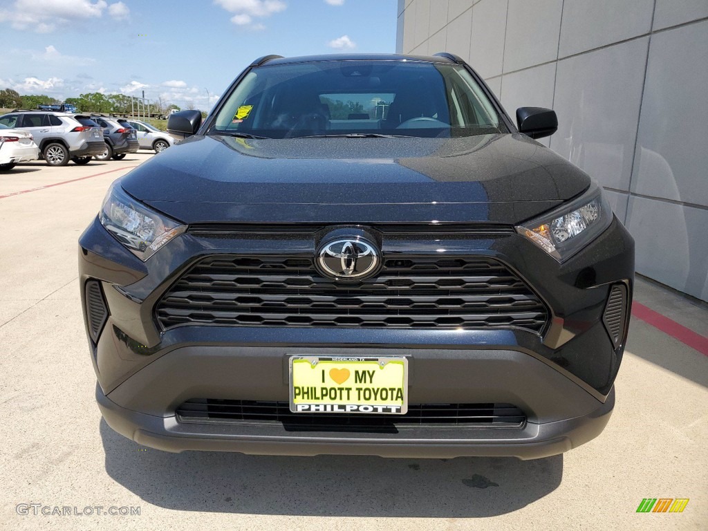 2021 RAV4 LE - Midnight Black Metallic / Black photo #9