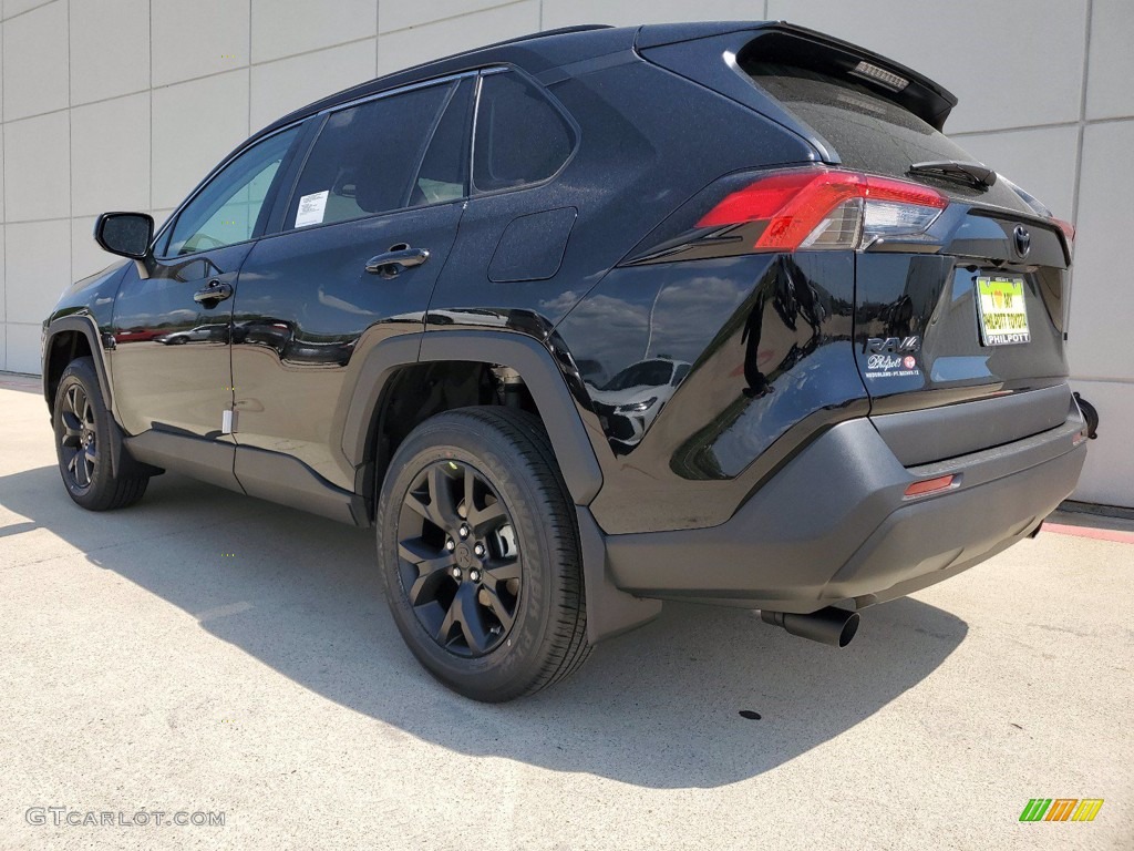 2021 RAV4 LE - Midnight Black Metallic / Black photo #11