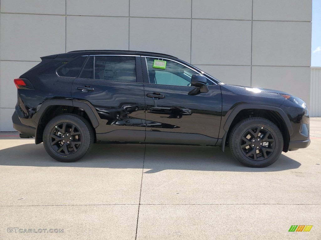 2021 RAV4 LE - Midnight Black Metallic / Black photo #12