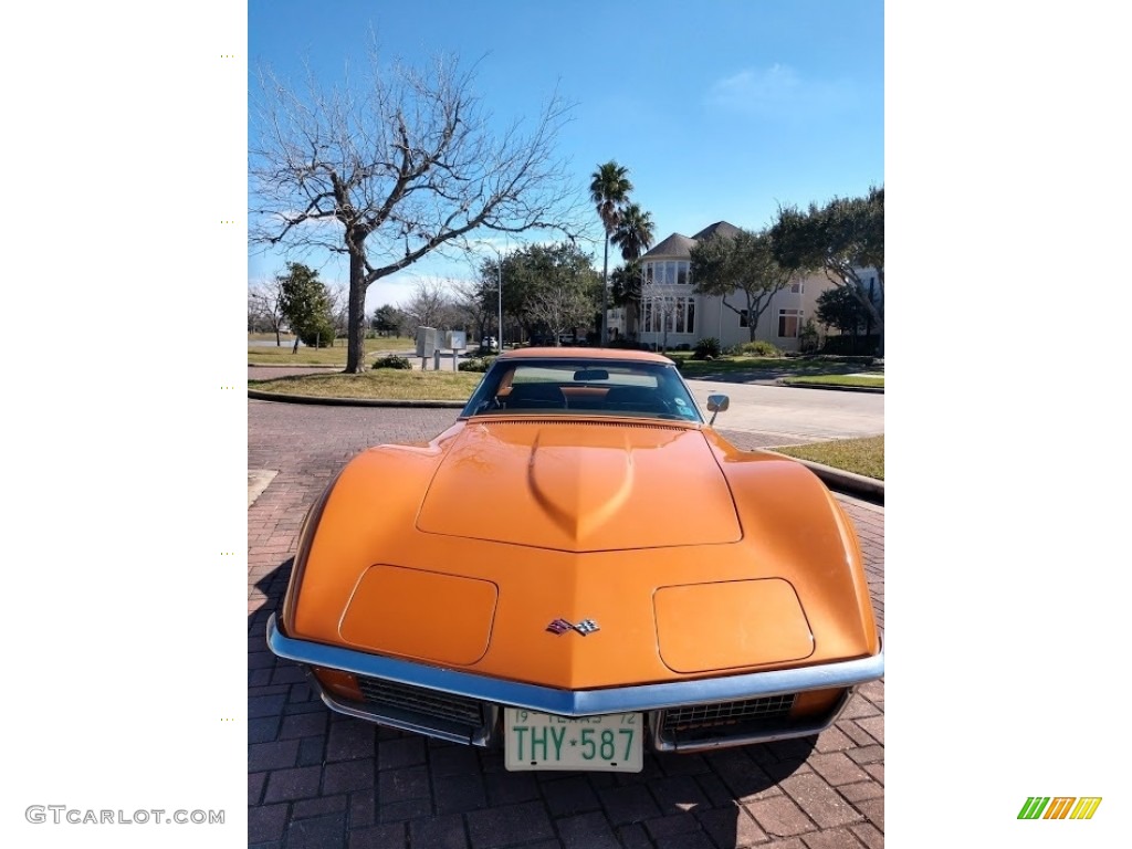 1972 Corvette Stingray Coupe - Ontario Orange / Saddle photo #1