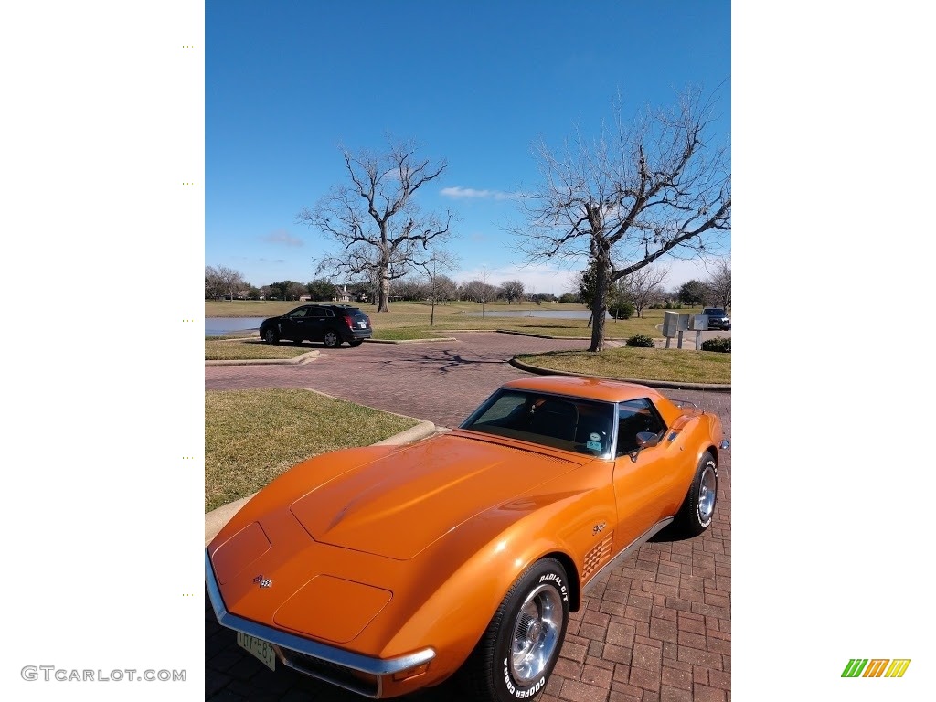 Ontario Orange 1972 Chevrolet Corvette Stingray Coupe Exterior Photo #141585031